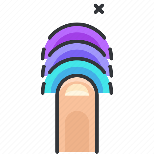 Finger, gesture, tap, three, thrice, touch icon - Download on Iconfinder