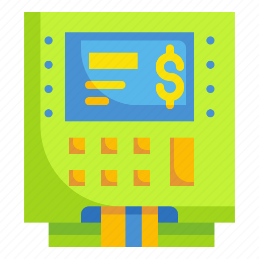 Atm, auto, business, card, finance, machine, money icon - Download on Iconfinder