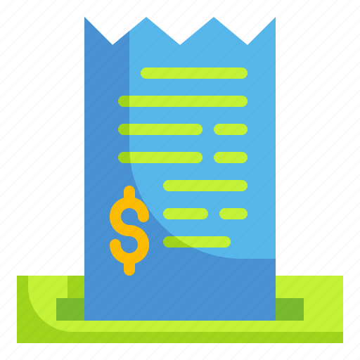 Bill, business, finance, fintech, money, paper, pay icon - Download on Iconfinder