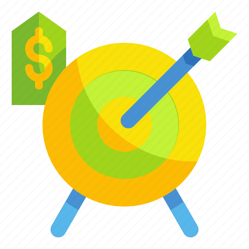 Arrow, business, finance, fintech, money, target icon - Download on Iconfinder