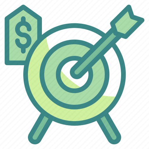 Arrow, business, finance, fintech, money, target icon - Download on Iconfinder