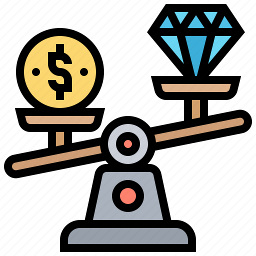 Balance, money, price, value, worth icon - Download on Iconfinder