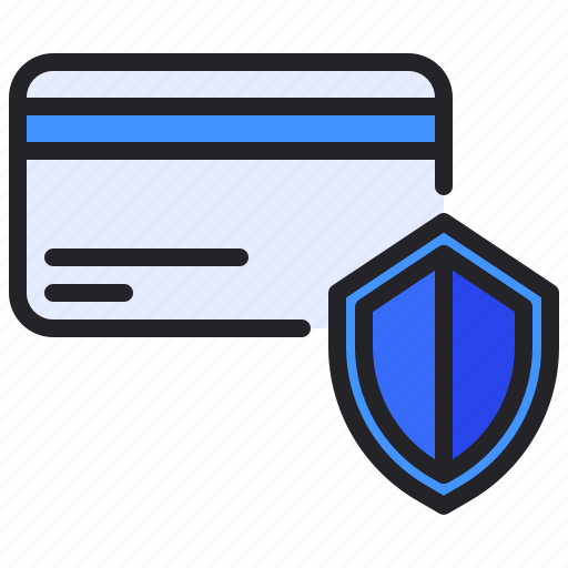Credit, card, security, shield, protection icon - Download on Iconfinder