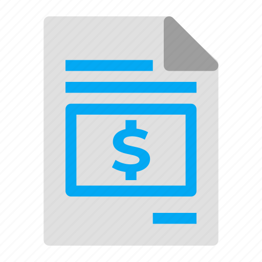 Bill, finance, fintech, invoice, payment, receipt icon - Download on Iconfinder