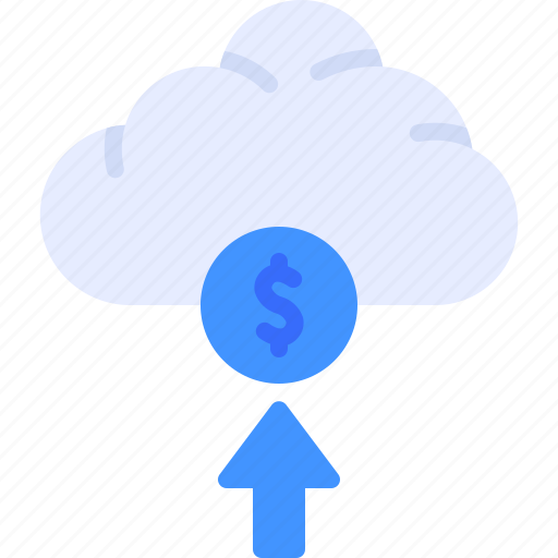 Cloud, coin, storage, deposit, money icon - Download on Iconfinder