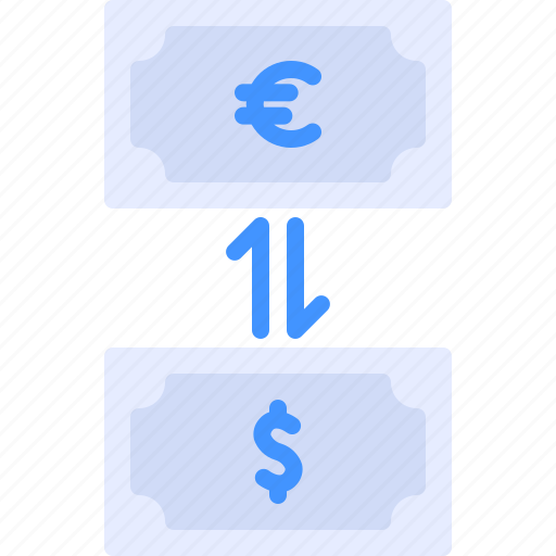 Dollar, euro, money, exchange, currency icon - Download on Iconfinder