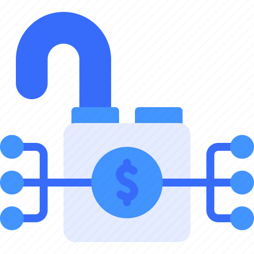 Padlock, finance, money, protection, currency icon - Download on Iconfinder