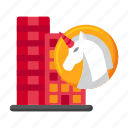 unicorn, company, building, architecture