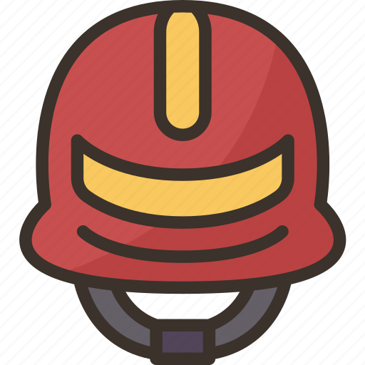 Helmet, firefighter, fireman, protective, uniform icon - Download on Iconfinder