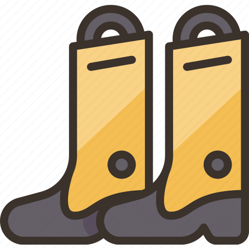 Shoes, boots, waterproof, fireman, uniform icon - Download on Iconfinder