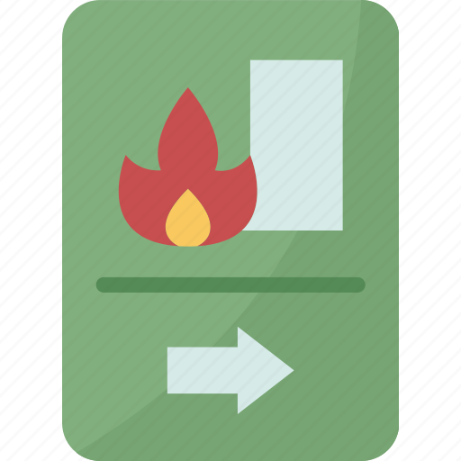 Exit, door, escape, evacuation, emergency icon - Download on Iconfinder