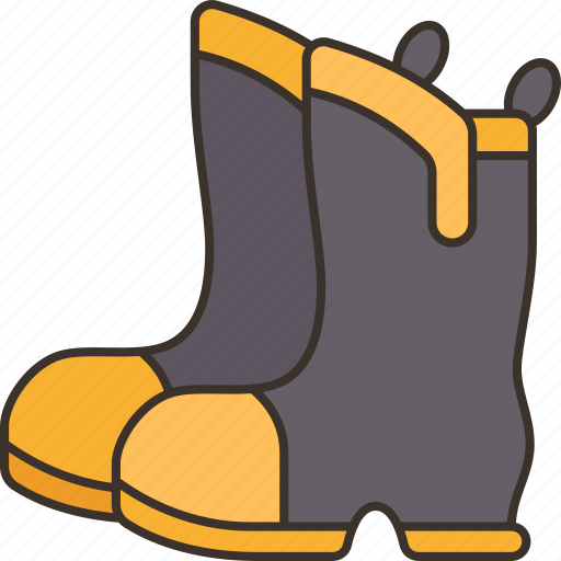 Fire, fighter, boots, protective, safety icon - Download on Iconfinder