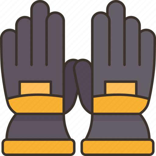 Fire, fighter, gloves, hand, wear icon - Download on Iconfinder