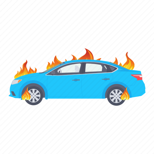 Burn, car, fire, firefighter icon - Download on Iconfinder