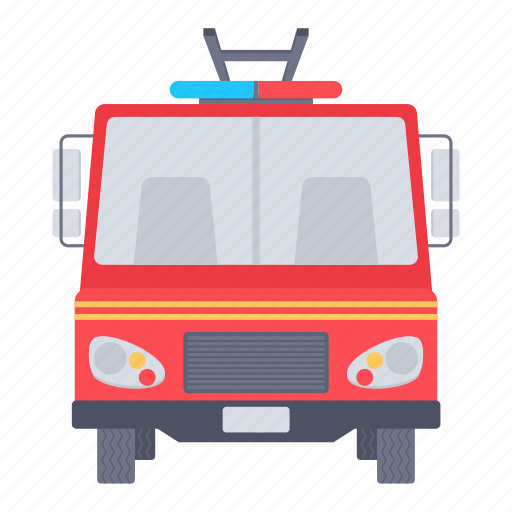 Brigade, emergency, fire, firefighter, vehicle icon - Download on Iconfinder