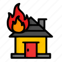 house, fire, burning, damage, flame, heat, smoke, international fire fighters day