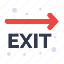 exit, fire, leave, navigation