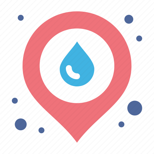 Fire, location, map, place, water icon - Download on Iconfinder