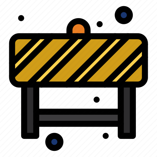 Attention, block, road, sign icon - Download on Iconfinder