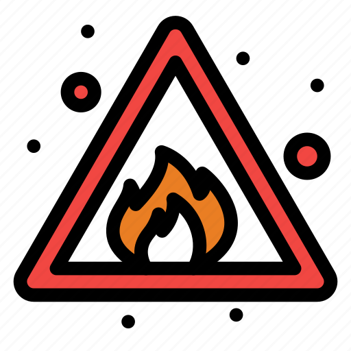 Alert, fire, risk, sign icon - Download on Iconfinder