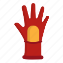fire, glove, hand, firefighter