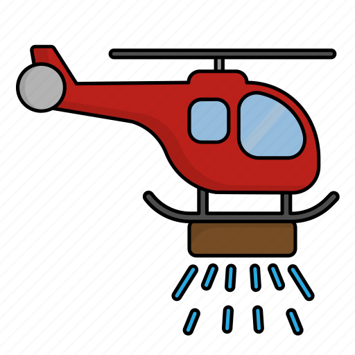 Firefighter, fire, helicopter icon - Download on Iconfinder