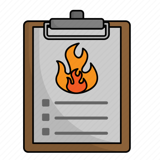 Firefighter, report, fire icon - Download on Iconfinder