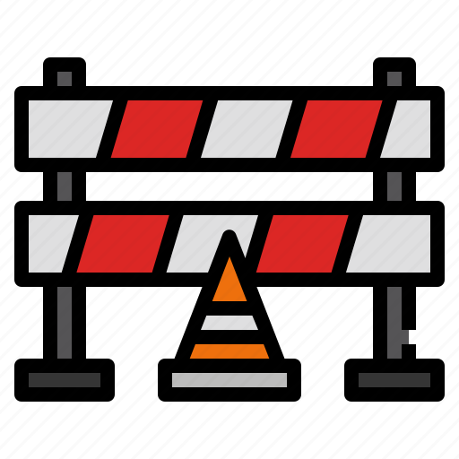 Barrier, no, entry, road, blockade, traffic, accident icon - Download on Iconfinder