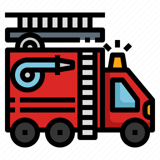 Firetruck, emergency, firefighter, fireman, firefighting icon - Download on Iconfinder