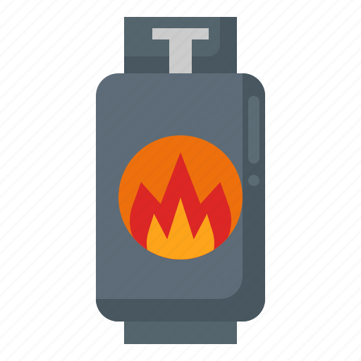 Gas, cylinder, cooking, kitchen, flammable icon - Download on Iconfinder