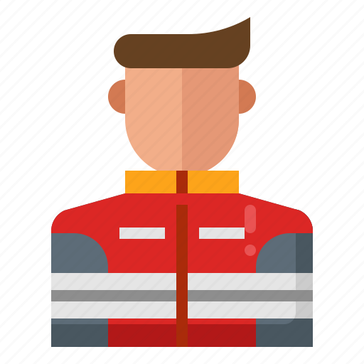 Fireman, firefighter, occupation, rescue, profession, and, job icon - Download on Iconfinder