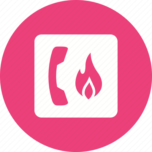 Call, fire, firefighter, message, mobile, ring, safety icon - Download on Iconfinder