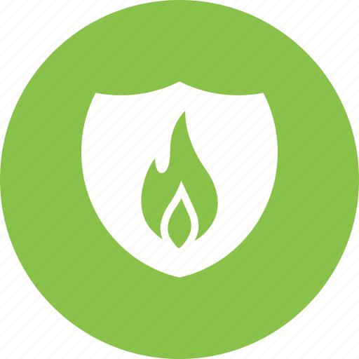 Cover, fire, flame, protection, safety, shield, sign icon - Download on Iconfinder