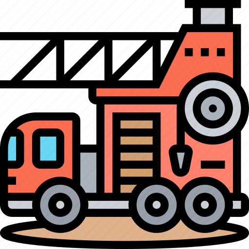Fire, truck, rescue, emergency, transport icon - Download on Iconfinder