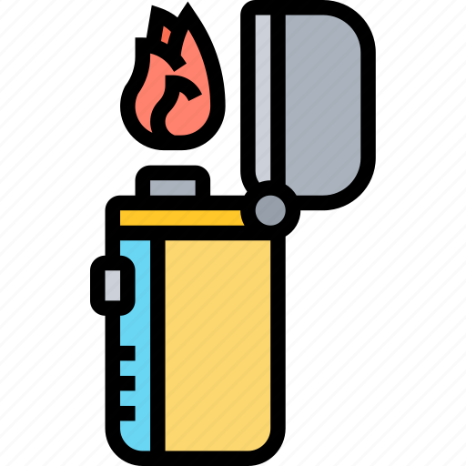 Lighter, fire, burn, butane, flame icon - Download on Iconfinder