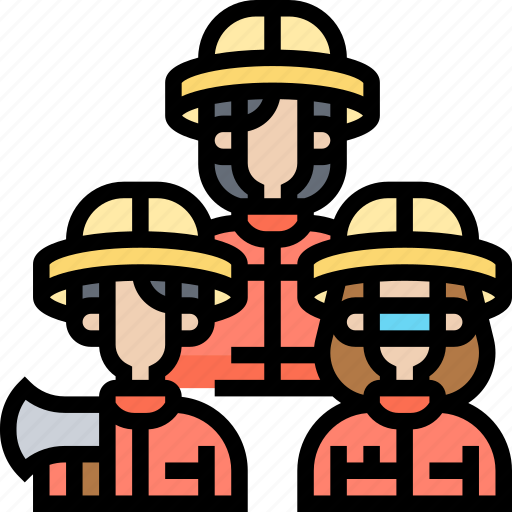 Rescue, team, firefighter, fireman, service icon - Download on Iconfinder