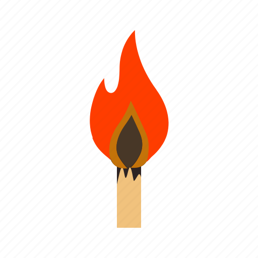 Danger, fire, heat, lit, match, matchsticks, wood icon - Download on Iconfinder