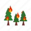 disaster, fire, firefighter, flame, forest, nature, wildfire 