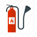 danger, equipment, extinguisher, fire, firefighter, red, safety 