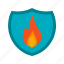 cover, fire, flame, protection, safety, shield, sign 