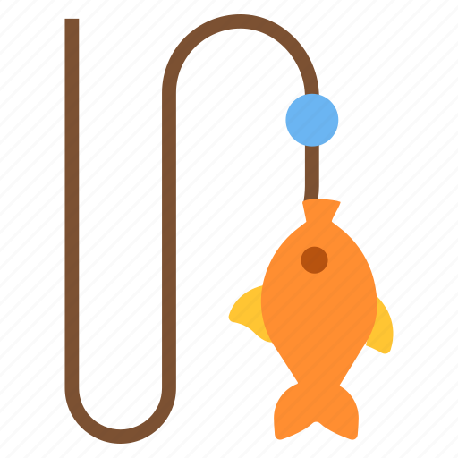 Fish, fisher, fishing, fishing rod, sport, sports, sports and competition icon - Download on Iconfinder