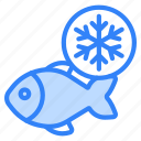 fish, sealife, snowflake, seafood, cold, animals, cold fish, cold water