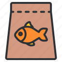 fish, package, delivery, ocean, sea, product, seafood, box, parcel