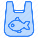 fish, food and restaurant, parcel, package, seafood, shop, food, bag, plastic