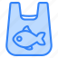 fish, food and restaurant, parcel, package, seafood, shop, food, bag, plastic 