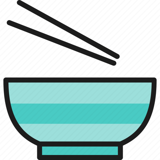Bowl, chopstick, fish, food, noodle, sea, soup icon - Download on Iconfinder