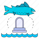 fish, dead, unsurvived, seafood, sea food, cemetry