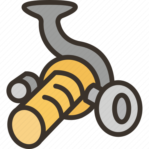 Reel, fishing, spin, coil, rod icon - Download on Iconfinder