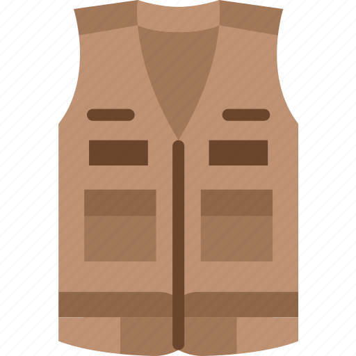 Vest, fishing, pockets, garments, sports icon - Download on Iconfinder