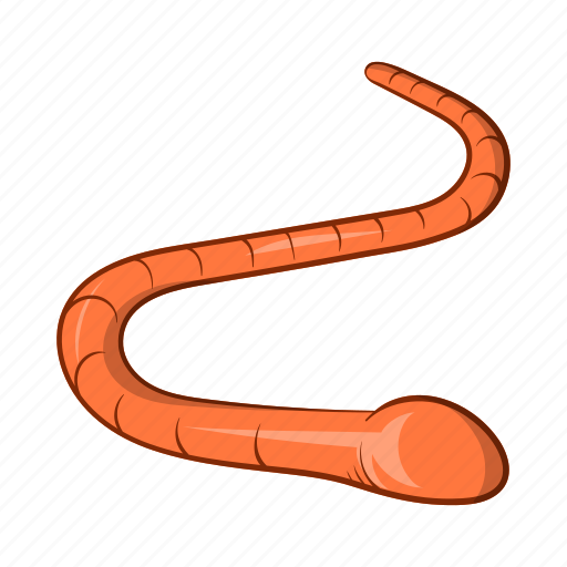Animal, cartoon, drawing, earthworm, illustration, sign, worm icon - Download on Iconfinder